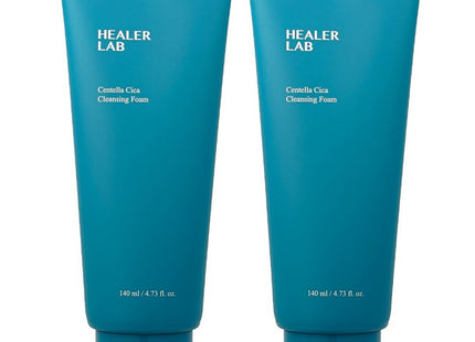 HEALER LAB  Centella Salicylic Acid Mild Alkaline Cleansing Foam 140ml 2 Count