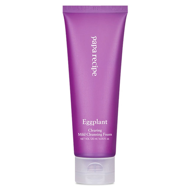 PAPA RECIPE  Eggplant Clearing Mild Cleansing Foam 120ml 1 pack