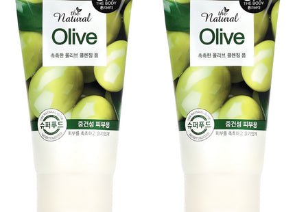 ONBODY OnBody The Natural Olive Hydrating Cleansing Foam 120g 2 Pack