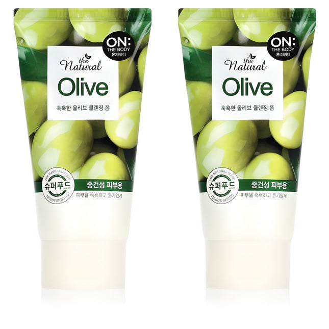 ONBODY OnBody The Natural Olive Hydrating Cleansing Foam 120g 2 Pack