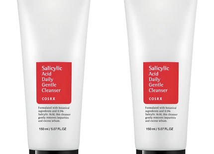 COSRX  Salicylic Acid Daily Gentle Cleanser, 150ml, 2 Count