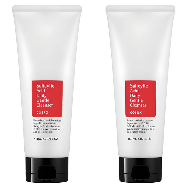 COSRX  Salicylic Acid Daily Gentle Cleanser, 150ml, 2 Count