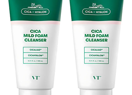VT COSMETICS  CICA MILD FOAM CLEANSER 300ML 2PACK