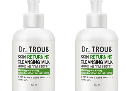 SIEROAL  Dr.trouble Skin Returning Cleansing Milk, 200ml, 2 Count