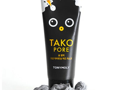 TONYMOLY Tonymoly Tako Pore Charcoal Black Head Tightening Mud Mask, 1 Count, 2 Pack