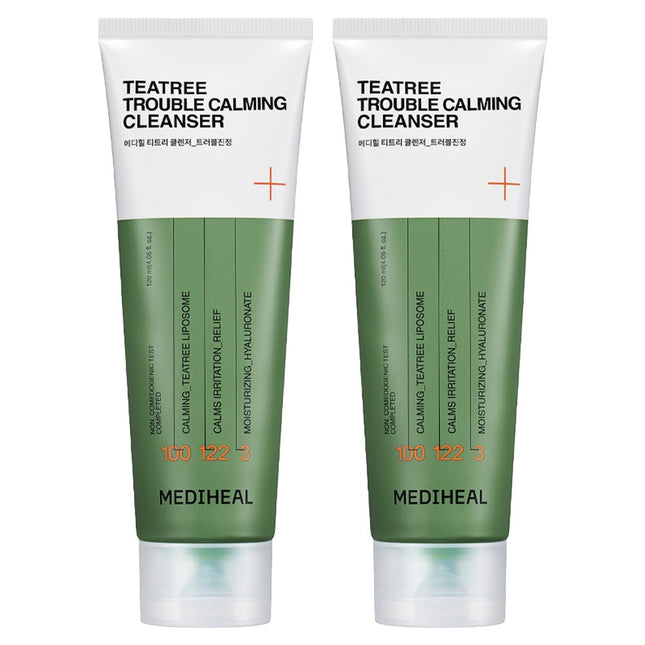 MEDIHEAL Mediheal Tea Tree Trouble Calming Cleansing Foam 120ml, 2 count