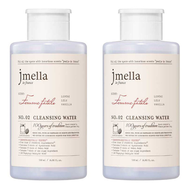 JAYMELA  In France Fatal Cleansing Water, 500ml, 2 Count