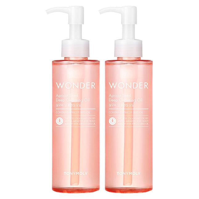 TONYMOLY  Wonder Apricot Seed Deep Cleansing Oil 190ml 2 Count