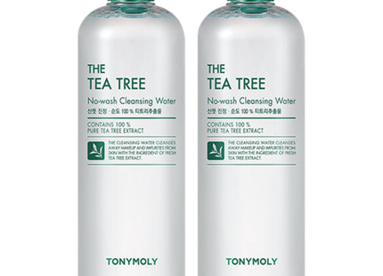 TONYMOLY  No-Wash Tea Tree Cleansing Water 500ml 2 Pack