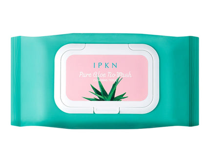 IPKUN  Pure Aloe No-Wash Cleansing Tissue 387g, 80 Count, 1 Pack