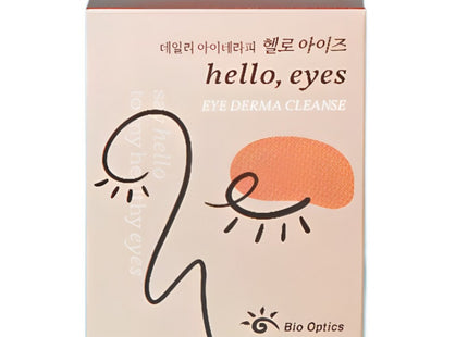 HELLOEYES  Eye Derma Cleanse, 30 Wipes, 1 Pack