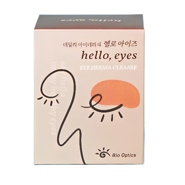 HELLOEYES  Eye Derma Cleanse, 30 Wipes, 1 Pack
