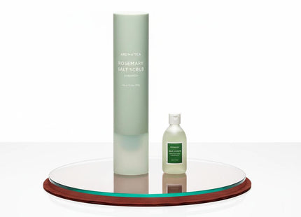 AROMATICA Rosemary Salt Scrub Shampoo 300g + Rosemary Conditioner 100ml Set