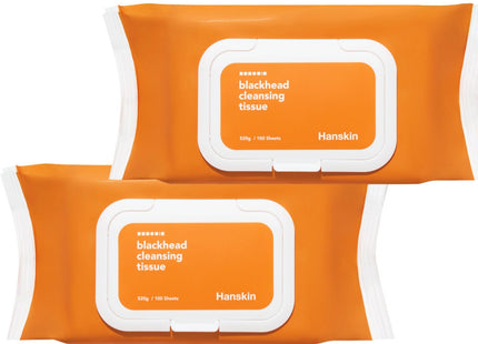 HANSKIN Hanskin Blackhead Cleansing Tissue 100 Count 2 Pack
