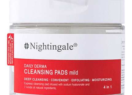 NIGHTINGALE  Daily Derma Cleansing Pad Mild, 70 Count, 1 Pack