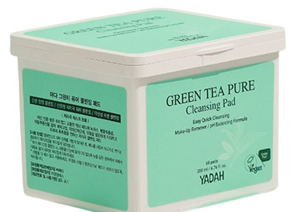 YADAH  Green Tea Pure Cleansing Pad, 60 Count, 1 Pack