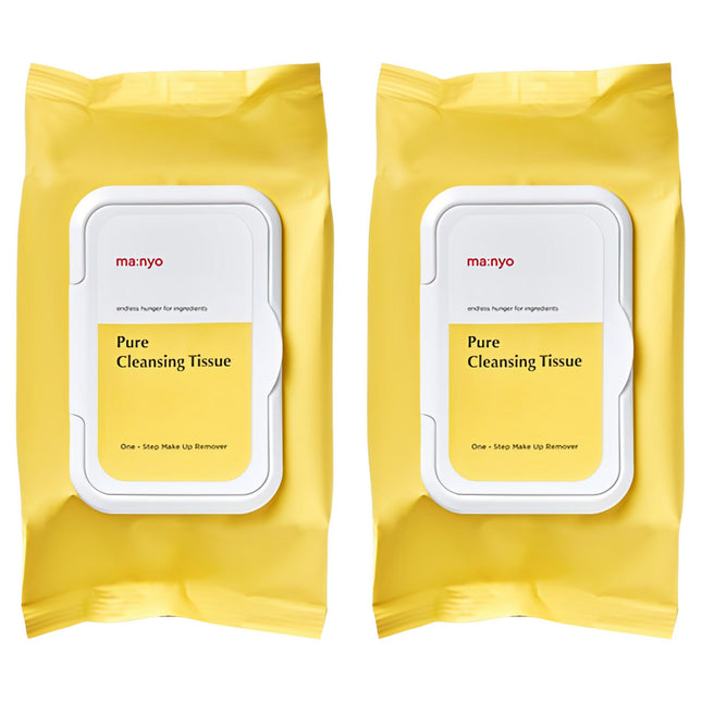 MANYO FACTORY  Pure Cleansing Tissue, 80 Counts, 2 Pack