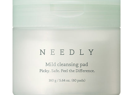 NEEDLY  Mild Cleansing Pad 160g, 60 Count, 1 Pack
