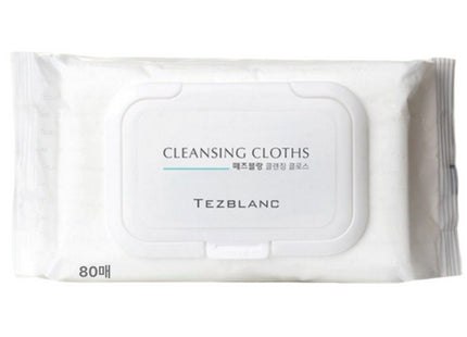 JKLIVING Jkliving Tez Blanc Cleansing Cloths - One Step Cleansing Tissues 80 Count, 1 Pack