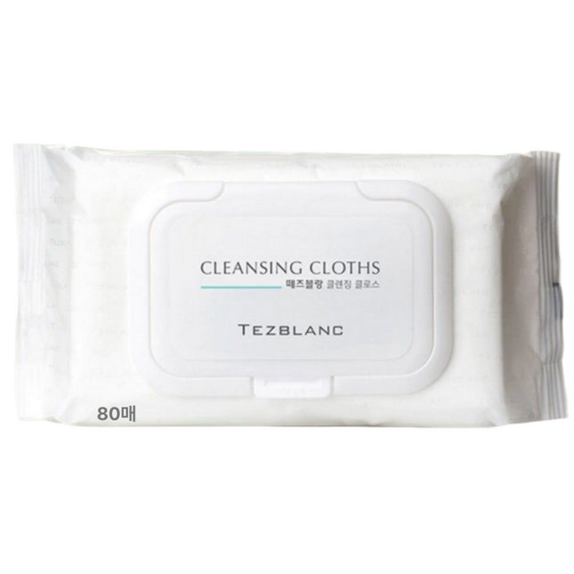 JKLIVING Jkliving Tez Blanc Cleansing Cloths - One Step Cleansing Tissues 80 Count, 1 Pack