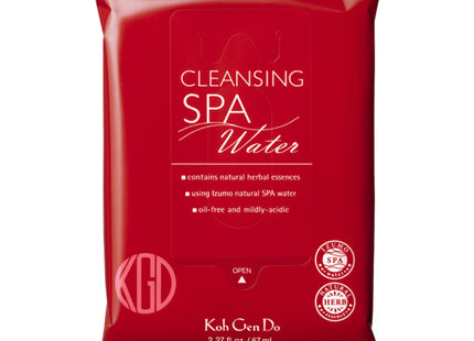 KOH GEN DO  Water Cloth Cleansing Tissues 67ml, 10 Count, 1 Pack