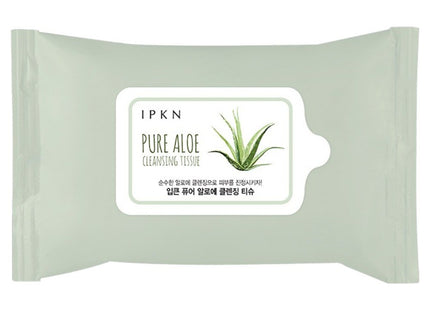IPKEUN  Portable Pure Aloe Cleansing Tissues, 20 Count, 1 Pack