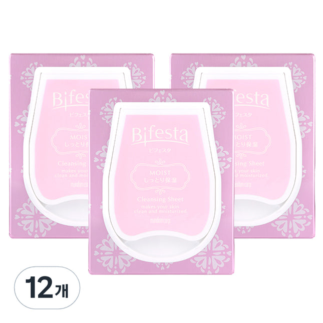BIFESTA  Cleansing Sheet Moist 46sheets x 12 packs
