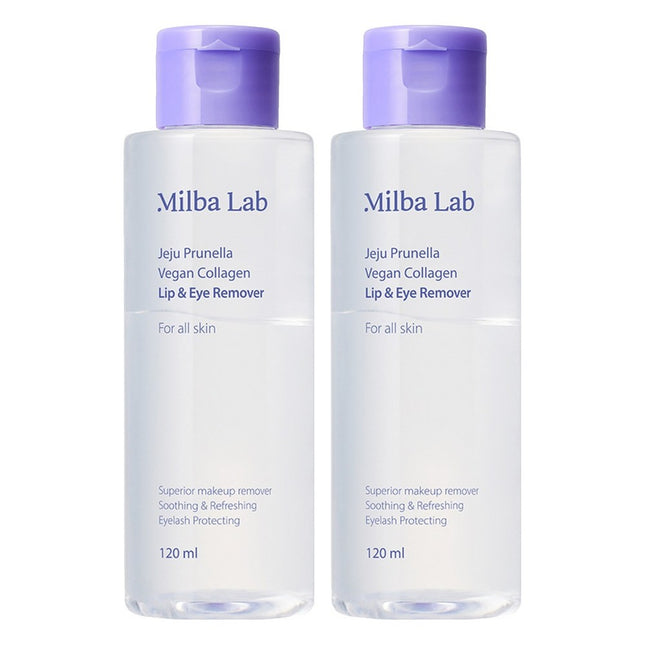 MILAB Jeju Prunella Collagen Lip & Eye Remover, 120ml, 2 Count