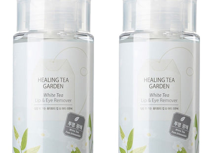 THE SAEM  Healing Tea Garden White Tea Lip & Eye Remover, 150ml, 2 Pack