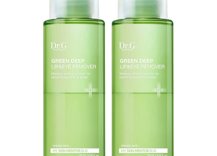 DR.G  Green Deep Lip & Eye Remover 120ml, 2 count