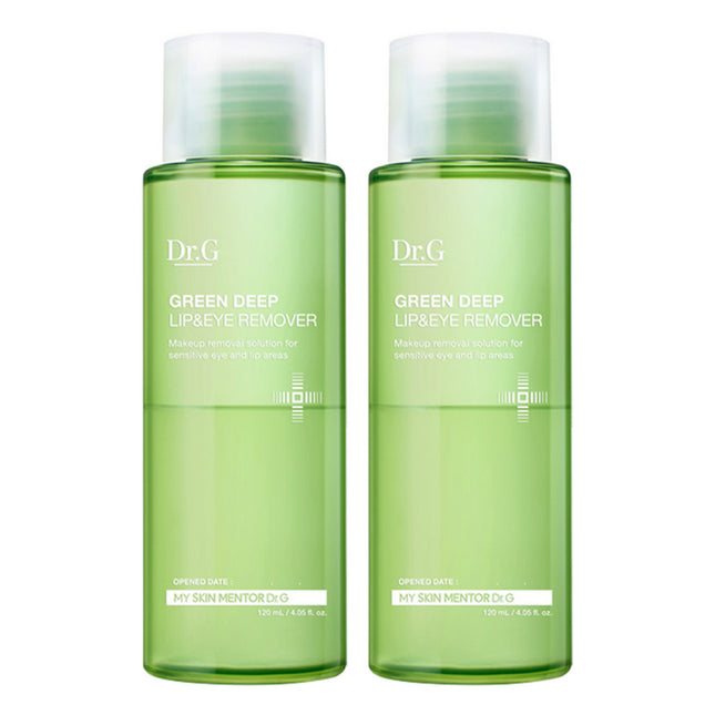 DR.G  Green Deep Lip & Eye Remover 120ml, 2 count