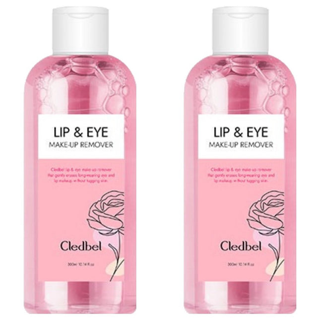 CLARBELL  Rose Makeup Lip & Eye Remover 300ml 2 Count