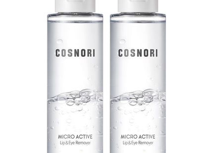 COSNORI  Micro Active Lip & Eye Remover, 100ml, 2 Count