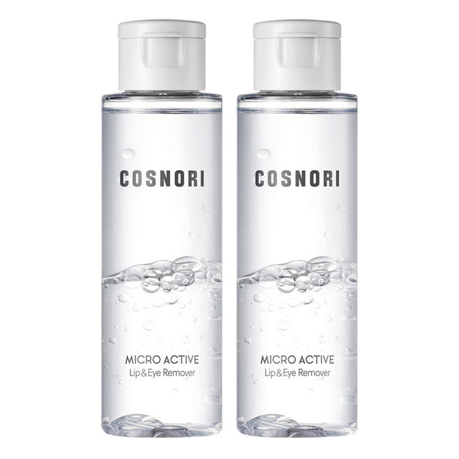 COSNORI  Micro Active Lip & Eye Remover, 100ml, 2 Count