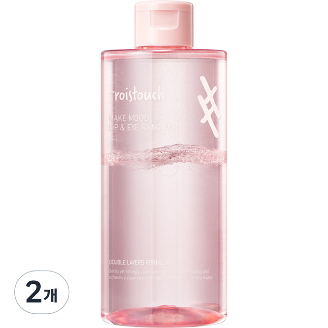 TWOTOUCH Twotouch Make Mood Lip & Eye Remover, 310ml, 2 count