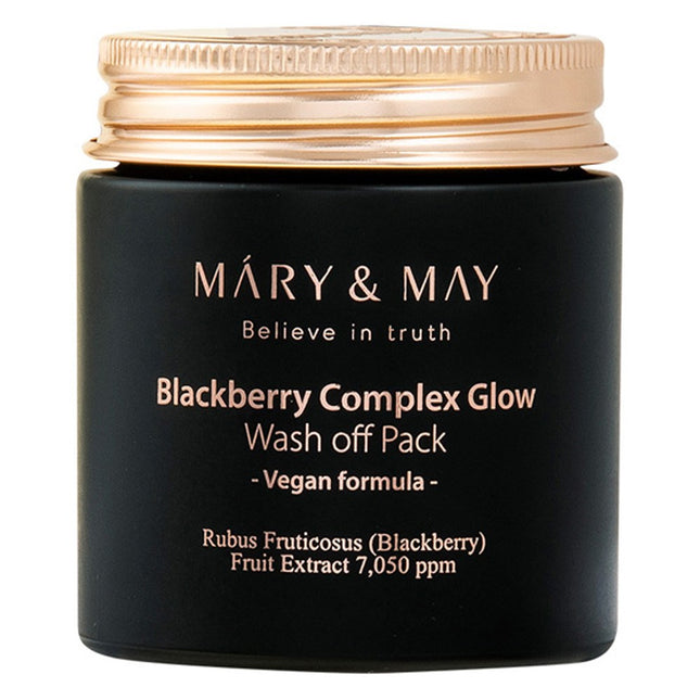 MARIENMAYE  Blackcurrant Complex Glow Wash Off Pack 125g 1 Pack 1 Count