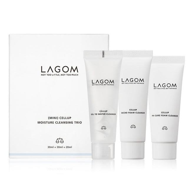 LAGOM  Mini Hydrating Cleansing Trio Set, 1 Set