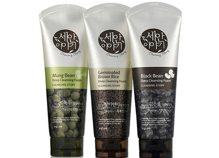 FRUIT KINGDOM  Grain Deep Cleansing Foam Set, 3 Types, 1 Set