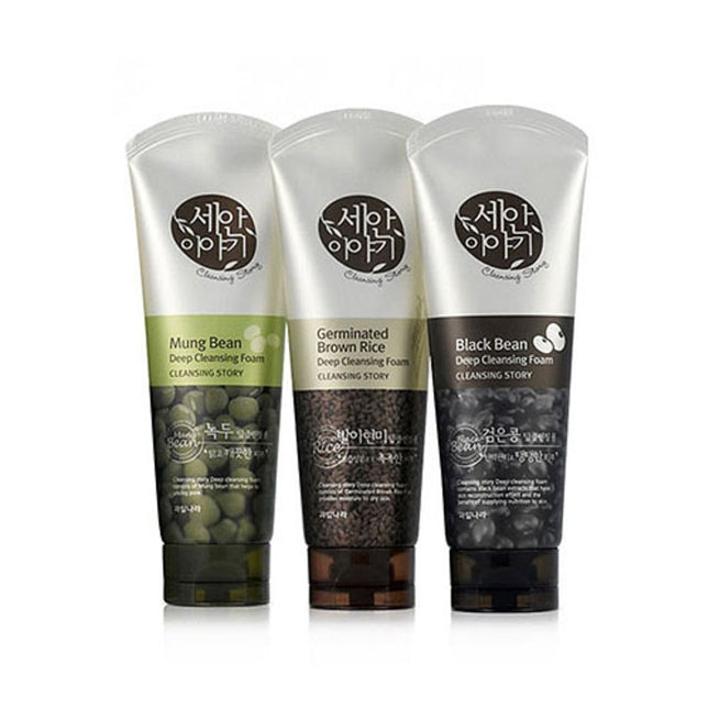 FRUIT KINGDOM  Grain Deep Cleansing Foam Set, 3 Types, 1 Set
