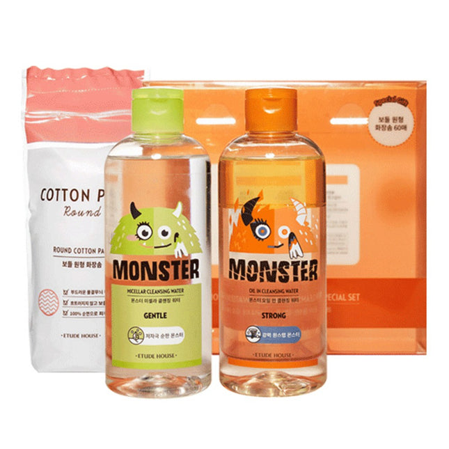ETUDE HOUSE MONSTER CLEANSING WATER DUO SPECIAL SET 1 SET
