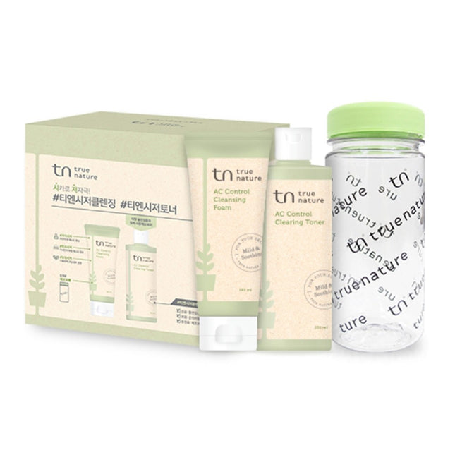 TIEN  Caesar Cleansing Special Pack AC Cleansing Foam 100ml + AC Toner 230ml + Eco Bottle