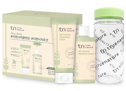 TIAN CAESAR  Cleansing Special Pack AC Cleansing Foam 100ml + AC Lotion 190ml + Eco Bottle, 1 Set