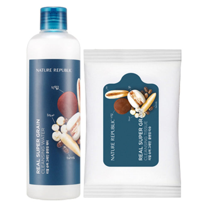 NATURE REPUBLIC Nature Republic Real Super Grain Cleansing Water Set, 1 Set