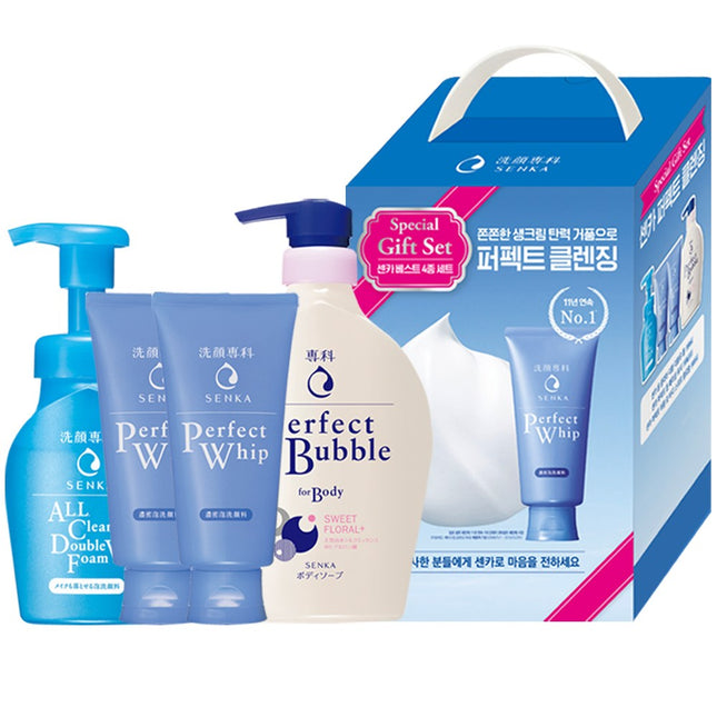 SENKA  Perfect Cleansing Best 4 Types Set 1 Set