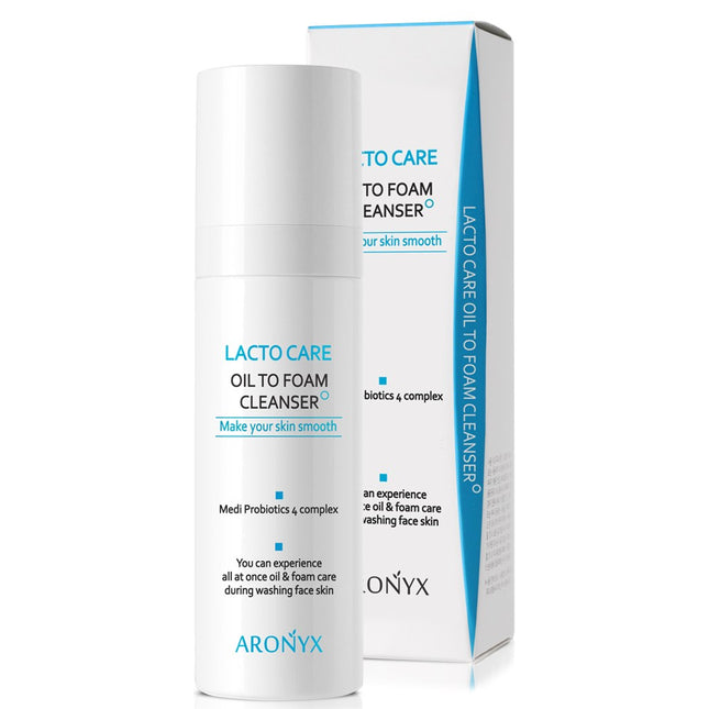 ARONYX Lactocare Oil to Foam Cleanser, 1 Count