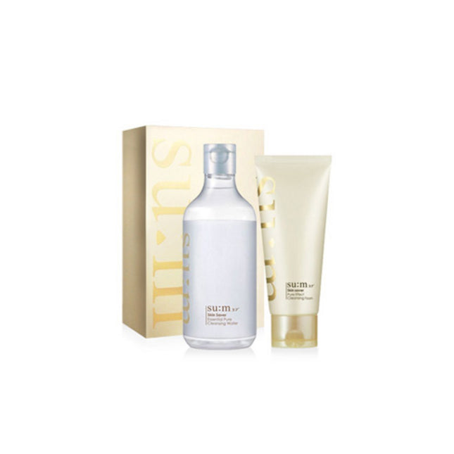 SU:M37  Skin Saver Pure Cleansing Water 400ml + Cleansing Foam 120ml, 1 Set