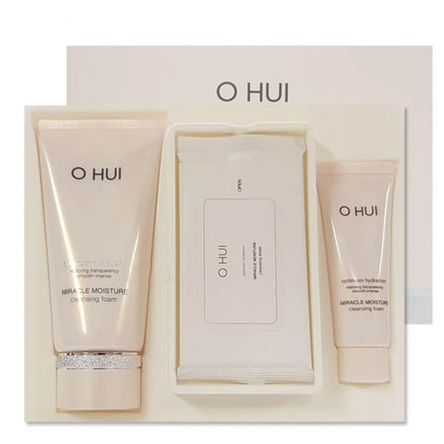OHUI  Miracle Moisture Cleansing Foam Set 3 Types, 1 Set