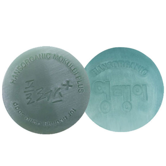 HANS ORGANIC  Mocobe Plus + Youngtang Cleansing Bar Blue Set, 1 Set