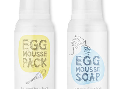 TOO COOL FOR SCHOOL Too Cool For School Egg Mousse Pack + Soap Special Duo, 1 Set