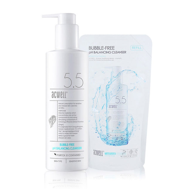 ARKWELL  Bubble Free Cleanser 250ml + Refill 250ml Set